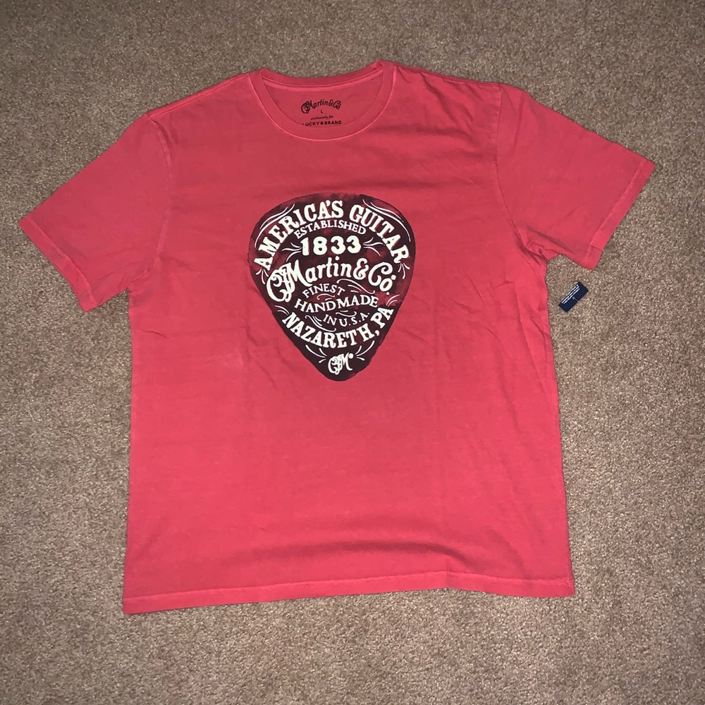 Lucky Brand Martin Guitars Short Sleeve Shirt